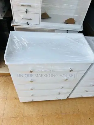 Modern L MDF White Chest of Drawer Sets