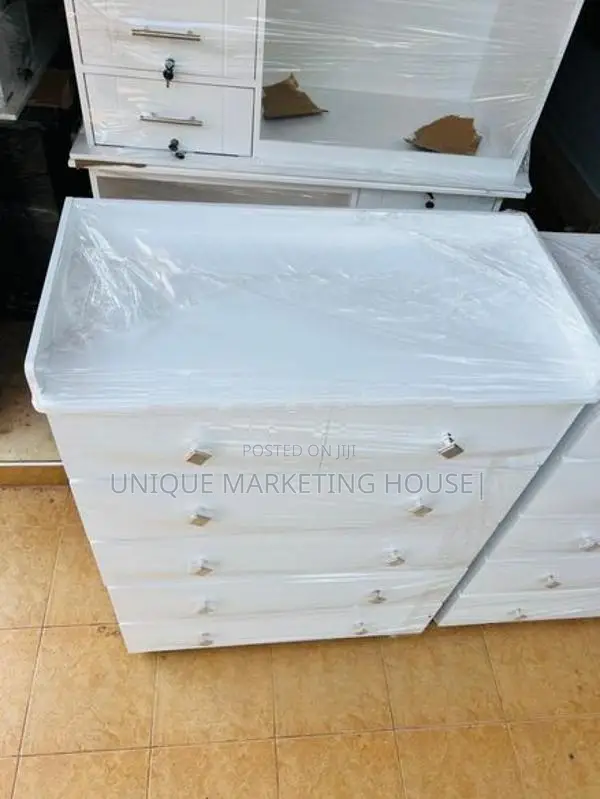 Modern L MDF White Chest of Drawer Sets