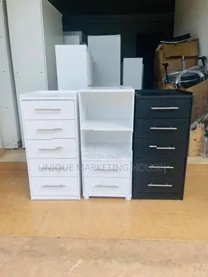 Modern 5pcs White Mdf Drawer Sets