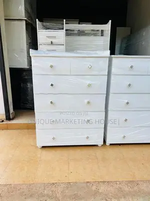 Modern L MDF White Chest of Drawer Sets