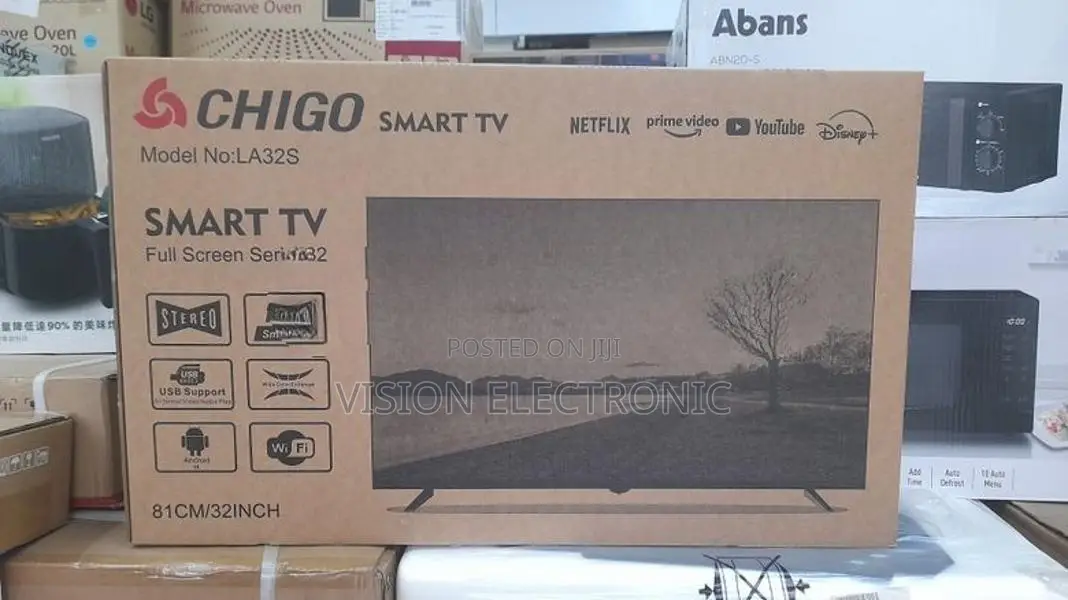 CHIGO 32 inch Frameless HD Smart LED TV
