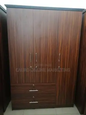 New Melamine 3 Door 6 X 4 Ft Cupboard Large