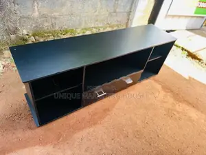Modern 5ft BLK Melamine 65” TV Stand