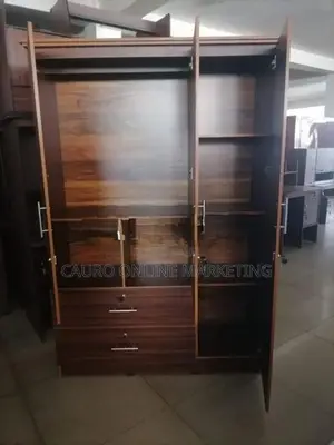 New Melamine 3 Door 6 X 4 Ft Cupboard Large