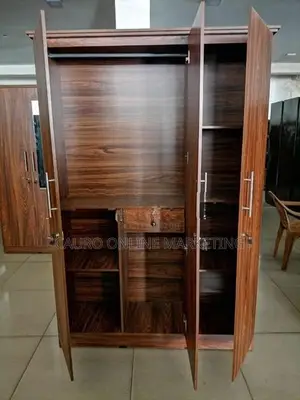 New Melamine 3 Door Wardrobe 6 X 4 Ft Size Cupboard