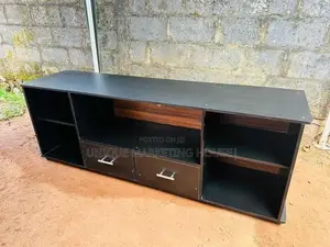 Modern 5ft BLK Melamine 65” TV Stand