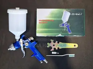 H827 1.4mm Nozzle HVLP Paint Spray Gun Arita 600ml Cup