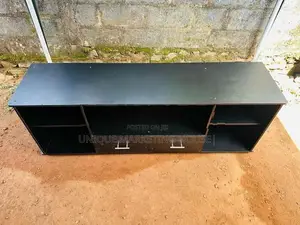Modern 5ft BLK Melamine 65” TV Stand