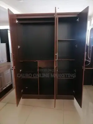 New Melamine Cupboard 3 Door Wardrobe 6 X 4 Ft