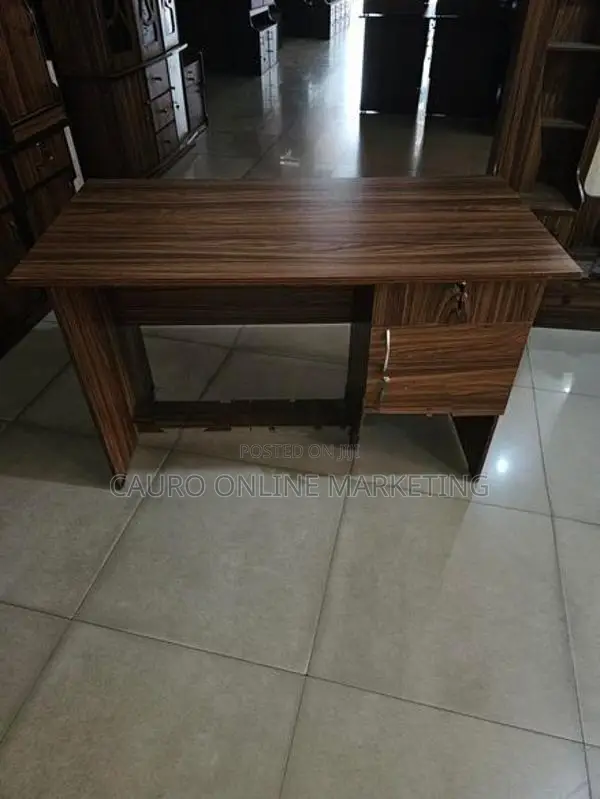 New Melamine 4*2 Ft Office / Writing Table Cupboard