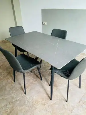 Granite Dining Table with Chairs