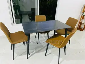 Granite Dining Table with Chairs
