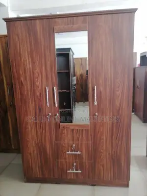 New 3 Door Cupboard 6x4 Ft Melamine Wardrobe