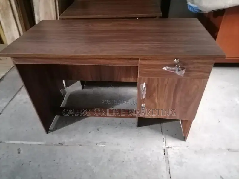 New 4 X 2 Ft Melamine Writing Cashier Office Table Cupboard