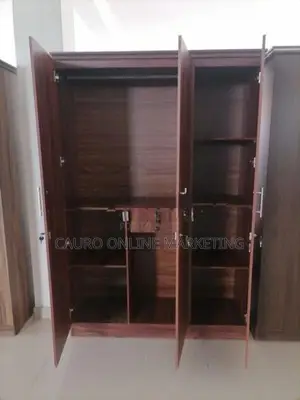 New Melamine 3 Door Wardrobe 6 X 4 Ft Cupboard
