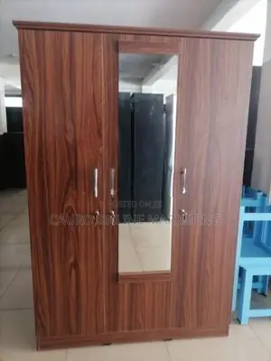 New Melamine 3 Door 6*4 Ft Wardrobe Cupboard