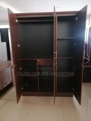 New Melamine 3 Door Wardrobe 6 X 4 Ft Cupboard