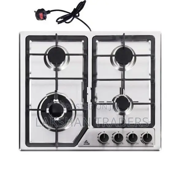 New Evvoli (Italy) 4 Burner Cooker Hob Electric Ignition