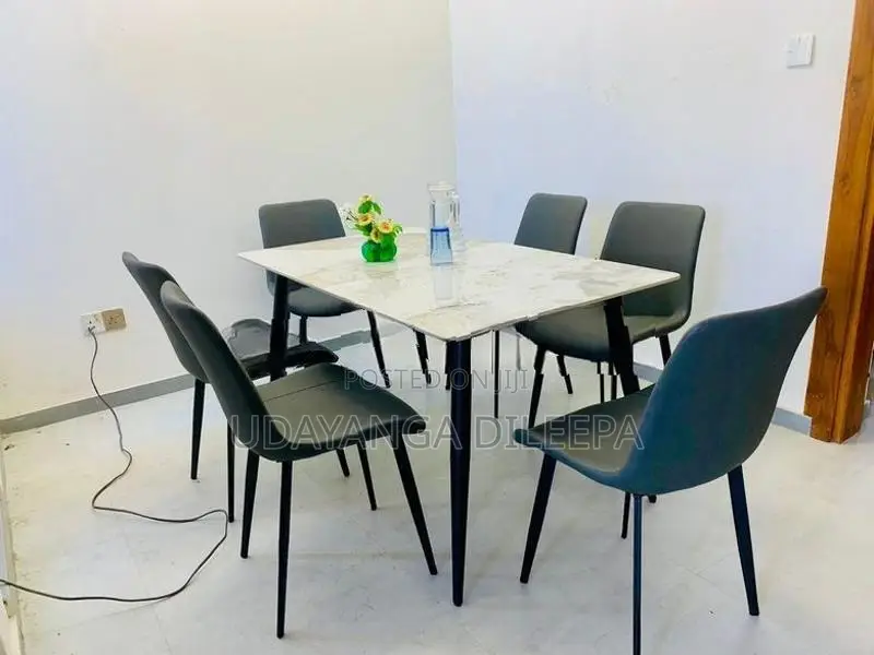 Granite Dining Table with Chairs