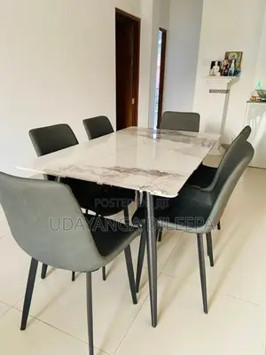 Granite Dining Table with Chairs