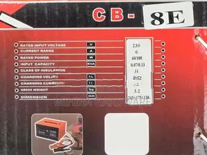 Battery Charger 6 Volts 12-Volts Cb-8 E Model Car Powermax Brand