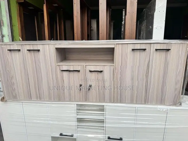 Modern American White 6ft Pantry Cupboards