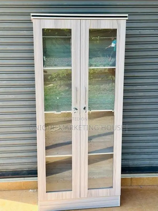 Modern 6Ft Full Glass Smart Cupboards