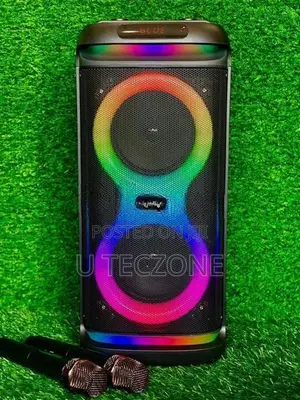 Brodu Bts 1992 Karaoke Box Wireless Speaker Dual Mic Rechargeable