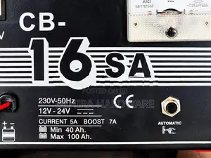 Powermax CB-16SA 12-Volts 24 Volts Battery Charger Car