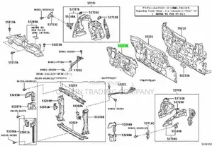 AQUA AXIO VITZ FIRE WALL INSULATOR