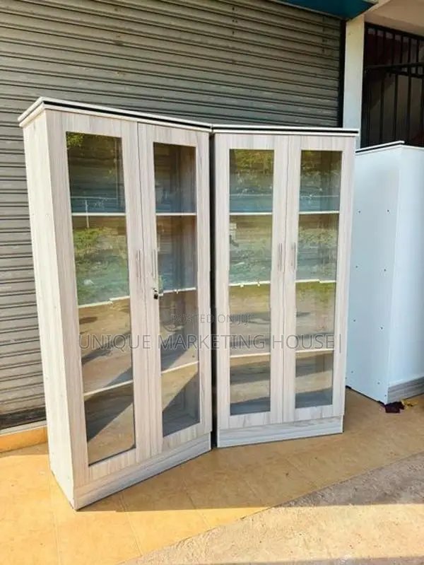 Modern 6Ft Full Glass Smart Cupboards