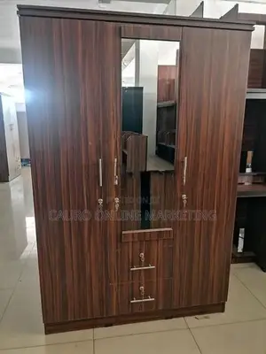 New Melamine 6*4 Ft Cupboard 3 Door Wardrobe