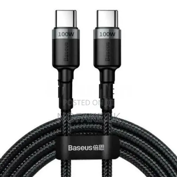 Baseus Tungsten Gold 100W USB-C to C Phone Fast Charge Cable 1M