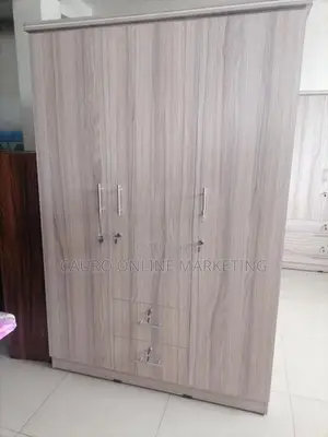 New Melamine Hash Colour 3 Door Cupboard 6*4 Wardrobe