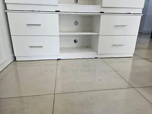 New Melamine Tv Stand Cupboard 65" Large