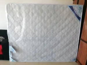 New Teak Box Bed 6*6 Ft Spring Mattress 72"*72"