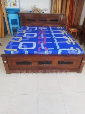 Teak Heavy Bed 6ft *6ft