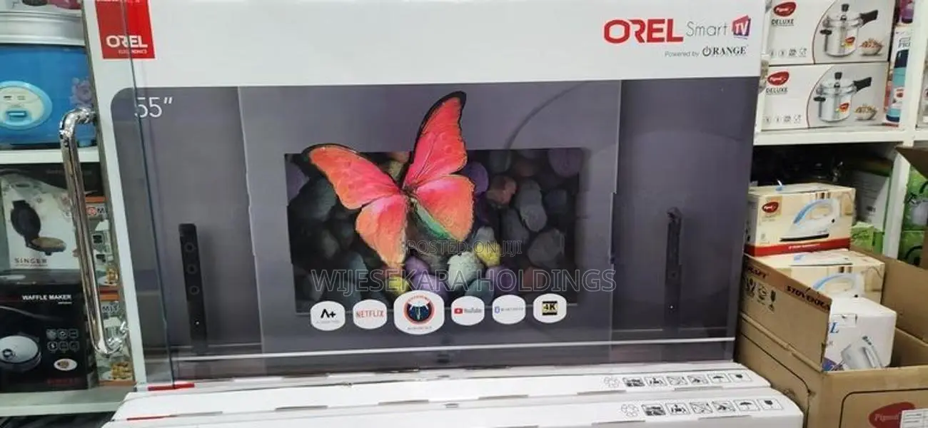 New OREL Android Smart 55" Tv Frameless