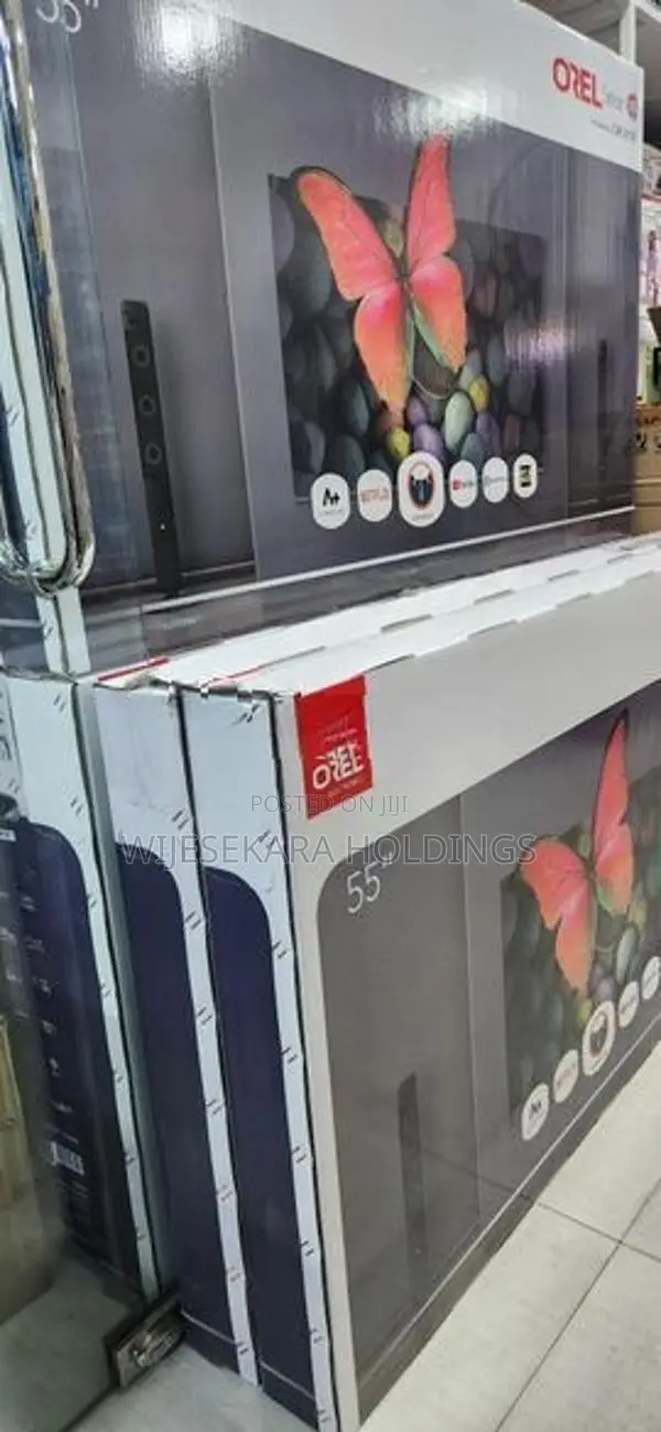 New OREL Android Smart 55" Tv Frameless