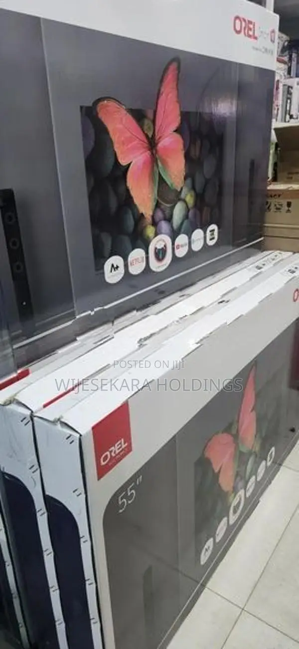 New OREL Android Smart 55" Tv Frameless