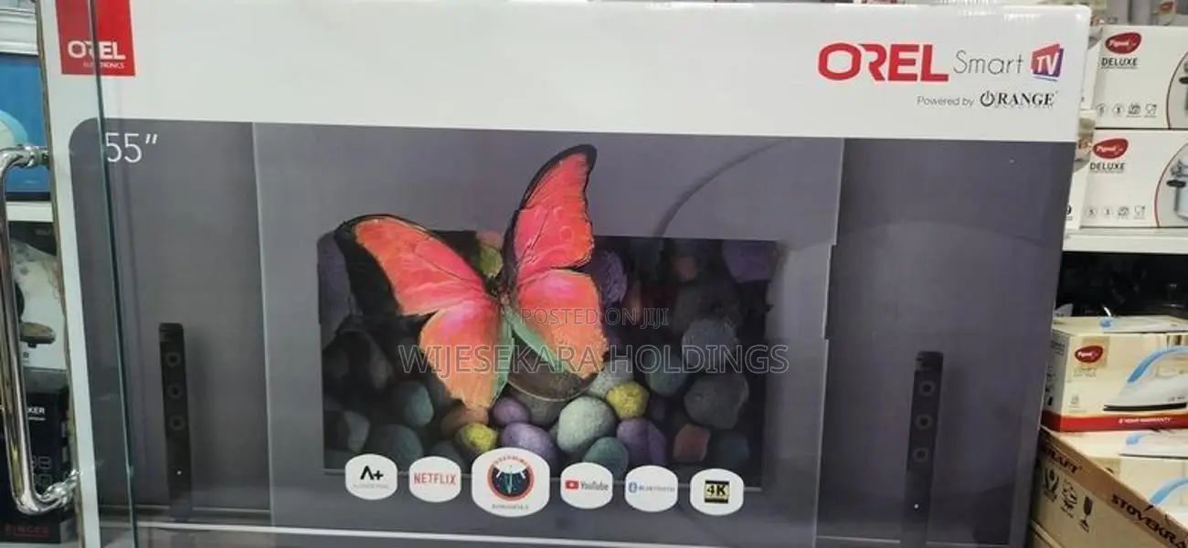 New OREL Android Smart 55" Tv Frameless