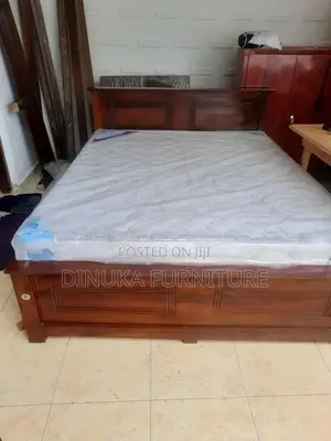 Box Teak Bed 6ft 5ft