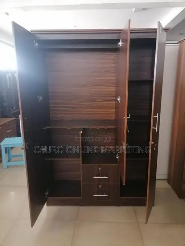 New Melamine 3 Door Wardrobe 6*4 Cupboard