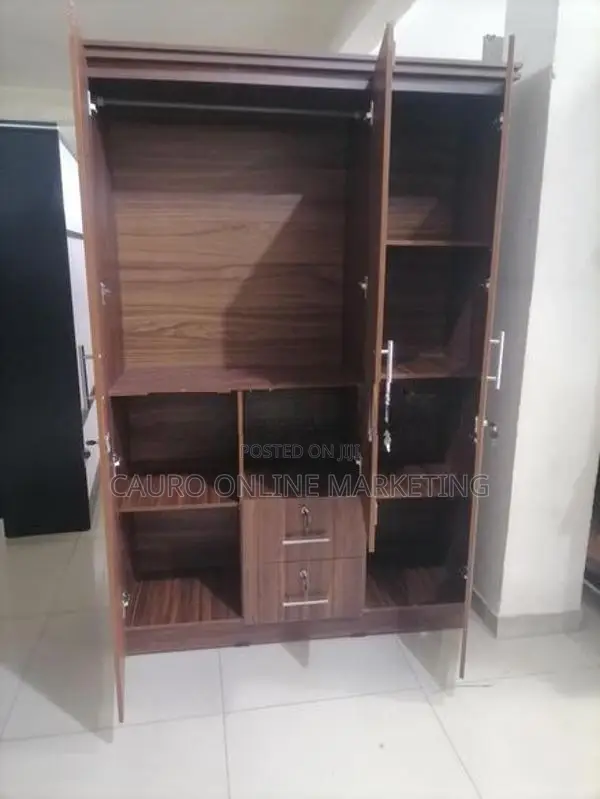 New Melamine 3 Door Wardrobe 6*4 Cupboard large