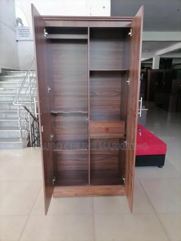 New Melamine 2 Door Wardrobe 6*2.5 Cupboard