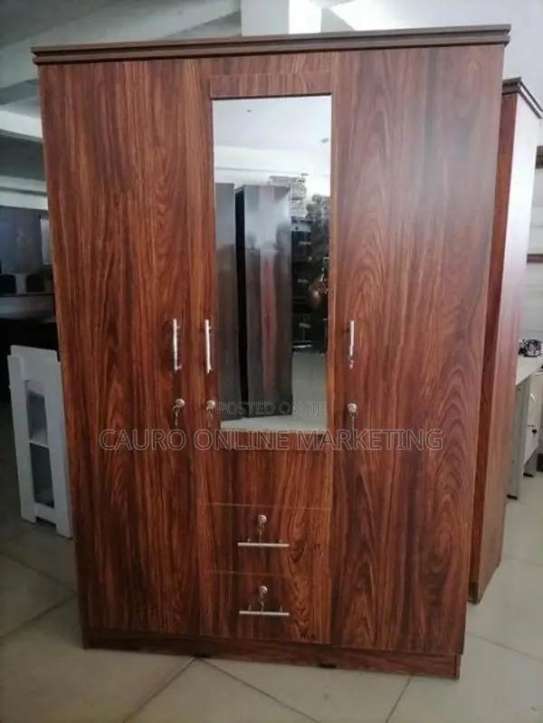 New Melamine 3 Door Wardrobe 6*4 Cupboard