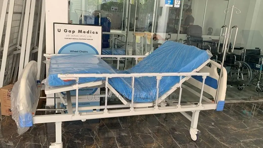Imported Manual Hospital Bed Two Function with Mattress