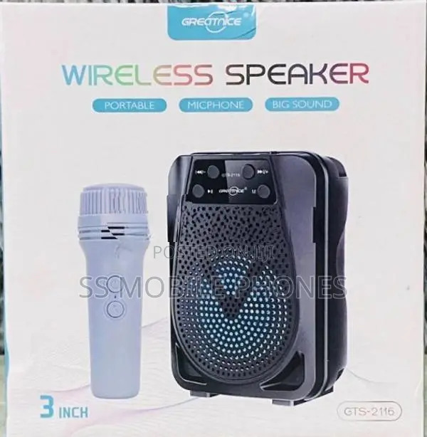 Gredtnice Wireless Speaker Gts-2116
