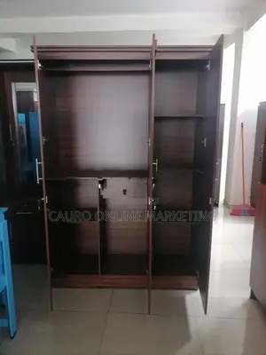New Melamine 6*4 Cupboard 3 Door Wardrobe Large