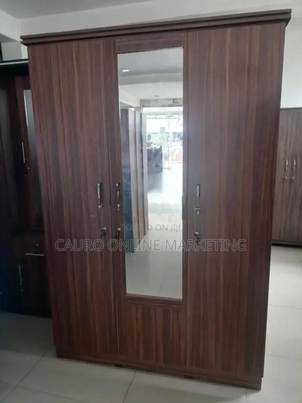 New Melamine 6*4 Cupboard 3 Door Wardrobe Large